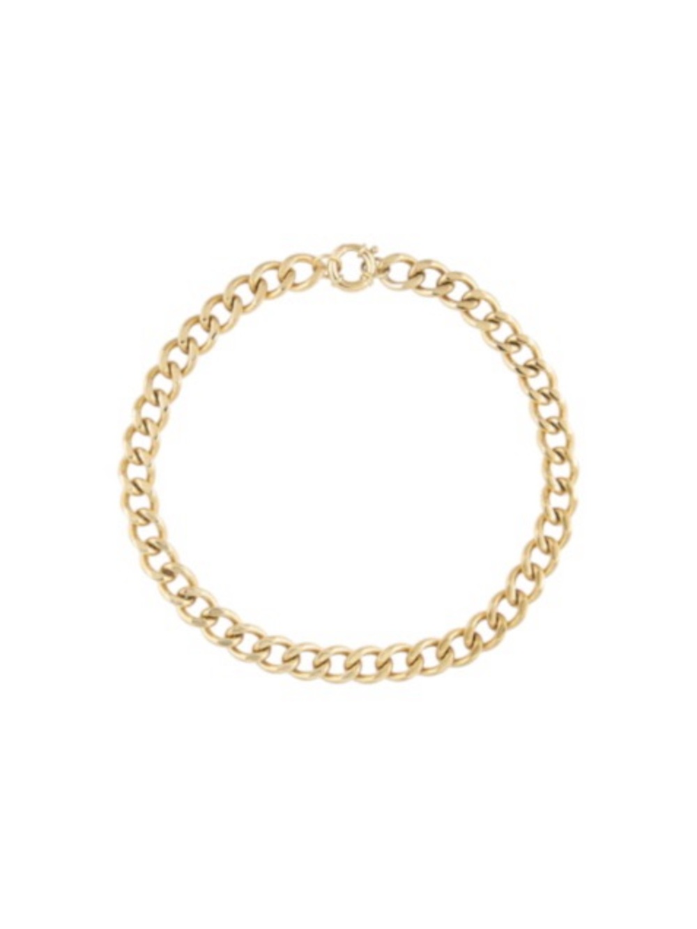 7” Gold Chain Link Bracelet
